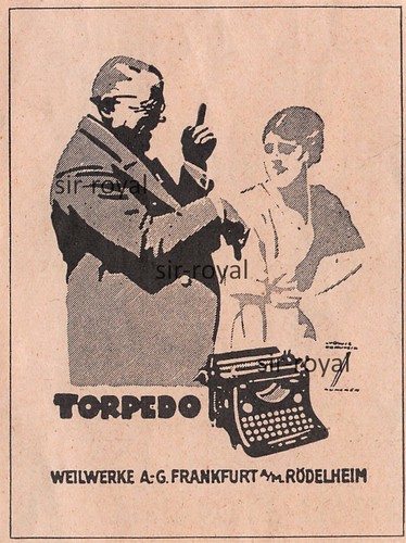 Macchina scrivere torpedo - macchina,