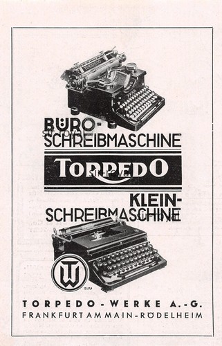 Macchina scrivere torpedo - macchina,